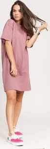 Daily Paper Derib Dress tmavě růžové