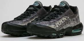 Nike Air Max 95 black / black - aurora green