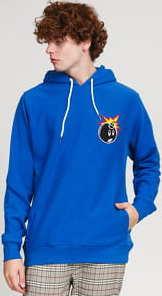 The Hundreds Huge Pullover tmavě modrá