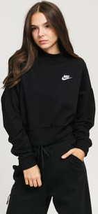 Nike W NSW Essential Fleece Mock Neck černá