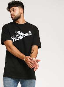 The Hundreds Forever Slant Logo T-Shirt černé