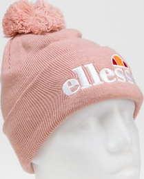 ellesse Velly Pom Pom Beanie růžový