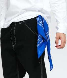 Urban Classics Bandana tmavě modrý