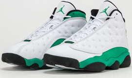 Jordan 13 Retro white / lucky green - black
