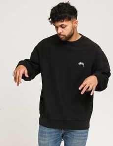 Stüssy Stussy Logo Crew černá