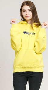 Stüssy Stussy Sport Hood žlutá