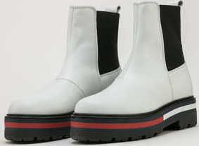 TOMMY JEANS Flag Outsole Chelsea white