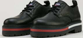 TOMMY JEANS Flag Outsole Lace UP black