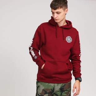 INDEPENDENT Shear Hoody vínová