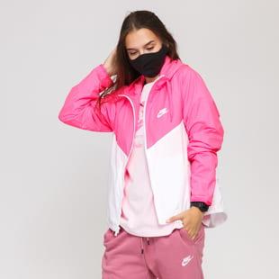 Nike W NSW WR Jacket neon růžová / bílá