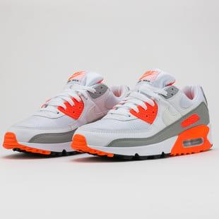 Nike Air Max 90 white / white - hyper orange