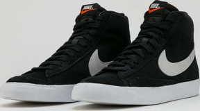 Nike Blazer Mid '77 Suede black / photon dust