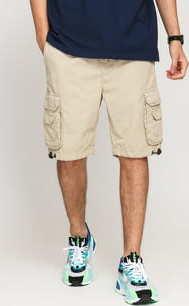 Urban Classics Double Pocket Cargo Short béžové