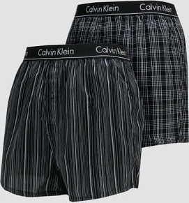 Calvin Klein 2 Pack Boxer Slim C/O černé / bílé