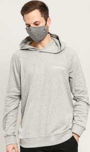 Calvin Klein S Hoodie melange šedá