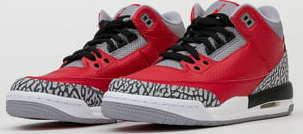 Jordan 3 Retro SE (GS) fire red / fire red - cement grey