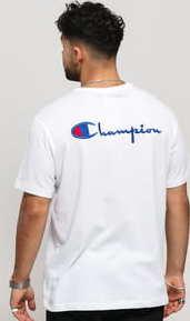 Champion Crewneck T-Shirt bílé