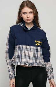 Reebok Classic C Half Zip navy / světle šedá