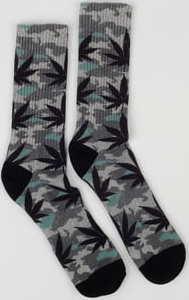 HUF Digital Camo Plantlife Socks béžové / šedé / zelené / černé