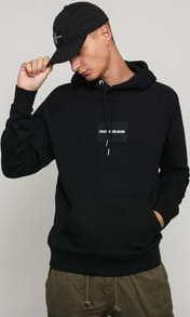 CALVIN KLEIN JEANS Colour Block Hoody černá