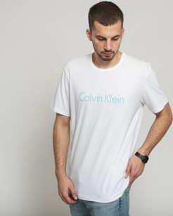 Calvin Klein Crew Neck bílé / světle modré