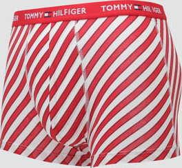Tommy Hilfiger Trunk Candy Cane červené / bílé