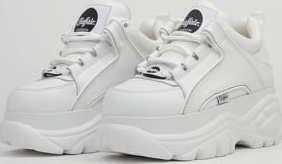 Buffalo Classic Low Leather white
