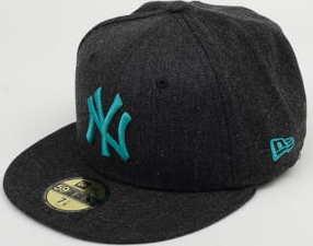 New Era 5950 MLB Black Base NY melange černá 7 1/4 (57.7 cm)