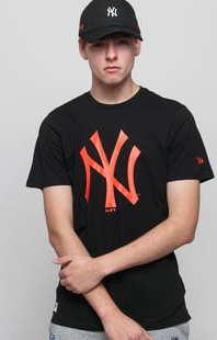 New Era MLB Seasonal Team Logo Tee NY černé / oranžové