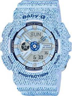 Casio Baby-G BA 110DC-2A3ER světle modrá denim