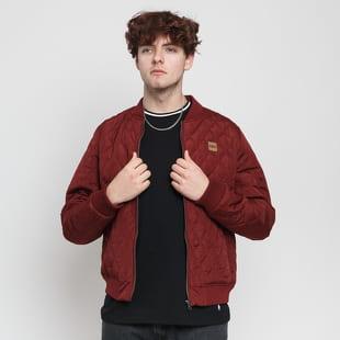 Urban Classics Diamond Quilt Nylon Jacket vínová