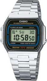Casio A164WA 1VES stříbrné