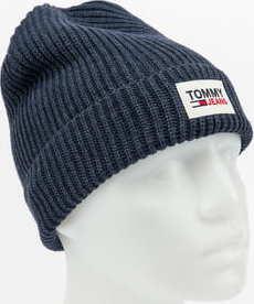 TOMMY JEANS Patch Beanie melange navy