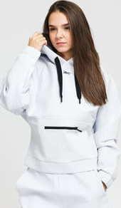 Reebok TS Edgewrks Hoodie světle šedá