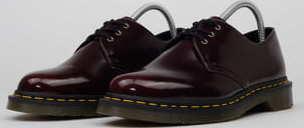 Dr. Martens Vegan 1461 cherry red oxford rub off