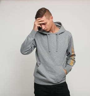 CALVIN KLEIN JEANS Regular Institutional Hoodie melange šedá