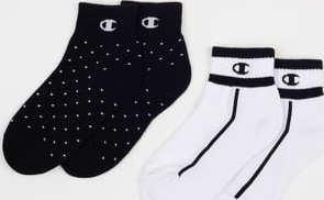 Champion 2 Pack Ankle Socks bílé / černé