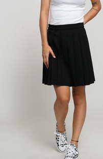 LAZY OAF LO Pleated Skirt černá