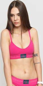 Calvin Klein Unlined Triangle tmavě růžové