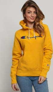 Champion Hooded Sweatshirt tmavě žlutá