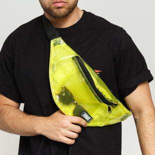 Urban Classics Transparent Shoulder Bag žlutá / černá
