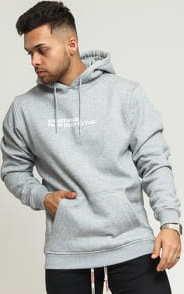 Queens Streetwear Hoodie melange šedá