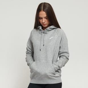Nike W NW Essential Hoodie PO Fleece melange šedá