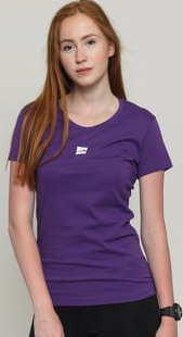 The North Face W SS Fine Tee fialové