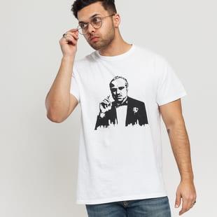 Urban Classics Godfather Painted Portrait Tee bílé