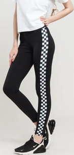 Urban Classics Ladies Side Check Leggings černé / bílé