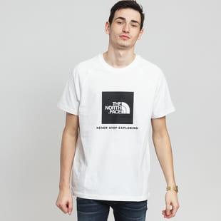 The North Face  SS Rag Red Box Tee bílé