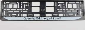 Queens Frame & Holder SPZ černý / bílý