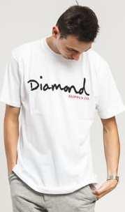 Diamond Supply Co. OG Script Tee bílé