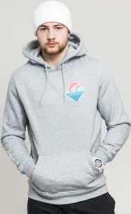 Pink Dolphin PD Pink Dolphin Logo Hoody melange šedá